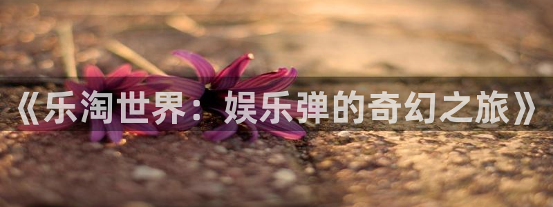 太阳成集团tyc9728：《乐淘世界：娱乐弹的奇幻之旅》